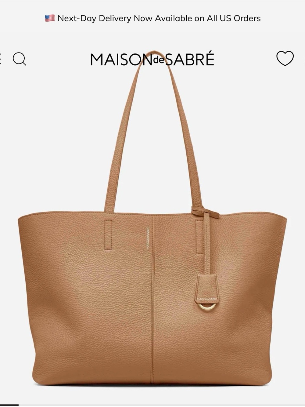 Maison de Sabre - Snap Soft Tote NWT